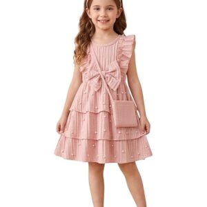 Tagas Girls' Dress||Princess Birthday Party Dress | Comfortable & Stylish Kids Wear| PartFrock for Kids |