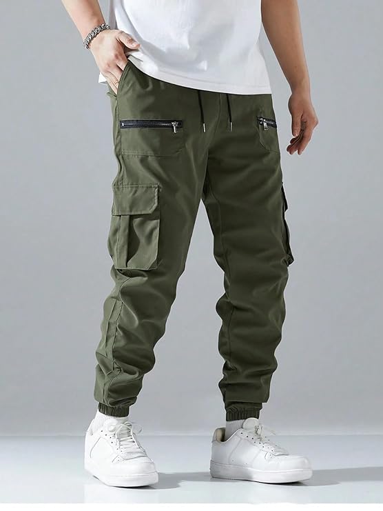 Lymio Cargo for Men | Cotton Cargo Pant | Lower for man | Comfortable Breathable Cargos for Casual, Office Wear | Pant for Men - Image 6