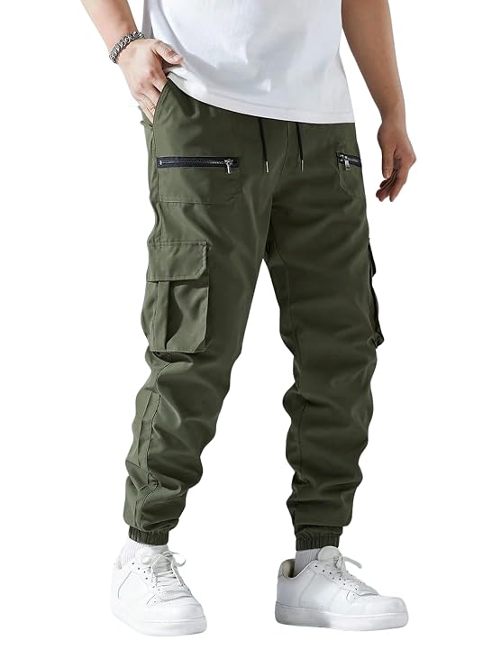 Lymio Cargo for Men | Cotton Cargo Pant | Lower for man | Comfortable Breathable Cargos for Casual, Office Wear | Pant for Men