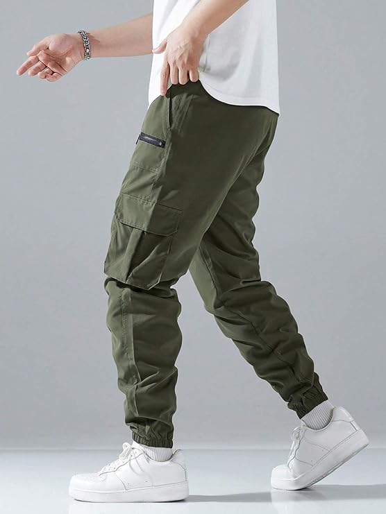 Lymio Cargo for Men | Cotton Cargo Pant | Lower for man | Comfortable Breathable Cargos for Casual, Office Wear | Pant for Men - Image 5