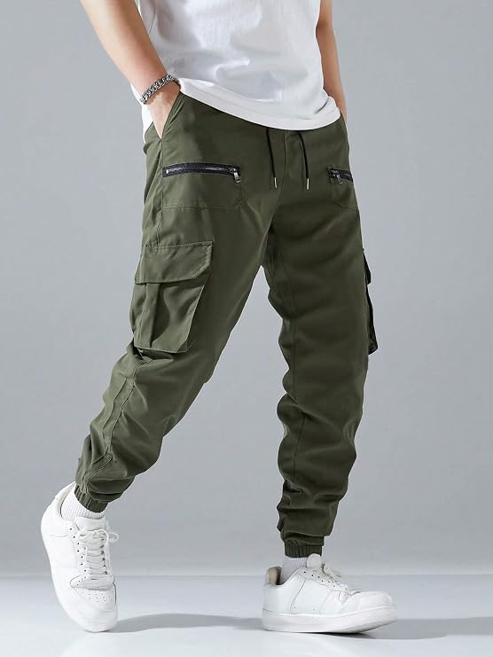 Lymio Cargo for Men | Cotton Cargo Pant | Lower for man | Comfortable Breathable Cargos for Casual, Office Wear | Pant for Men - Image 2
