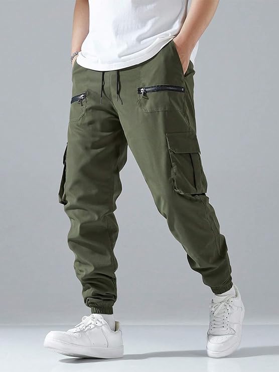 Lymio Cargo for Men | Cotton Cargo Pant | Lower for man | Comfortable Breathable Cargos for Casual, Office Wear | Pant for Men - Image 3