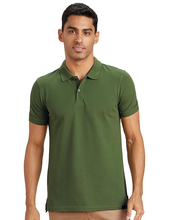 Amazon Brand - Symbol Men's Cotton Rich Solid Polo Tshirt | Collar Tshirts - Image 5